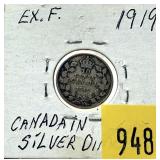 1919 Canadian 10-cents