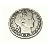 1912 Barber half dollar