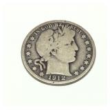 1912-D Barber half dollar