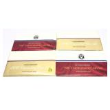 x4- Mint sets: 1986-1987-x4 sets -Sold by the