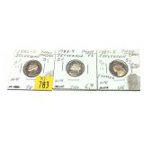 x3- Proof Jefferson nickels -X3 nickels - Sold by
