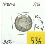 1895-O Barber dime