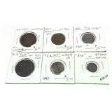 Lot, type coins, 6 pcs.
