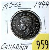 1944 Canadian 50-cents