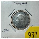 1934 British shilling