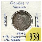 1946 British shilling