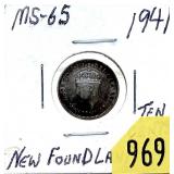 1941 Newfoundland 10-cents