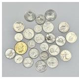 Lot, modern Canadian coins, $4.60 face value