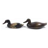 Lot: 2 Wooden Duck Decoys