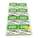 Lot, 750+ small rifle CCI No. 400 primers, 750+
