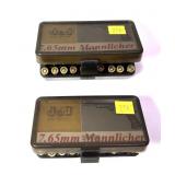 Lot: 7.65mm Mannlicher Cartridges in plastic