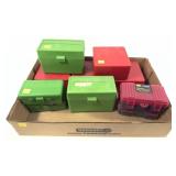 Lot: 10 Assorted Plastic Cartridge Cases