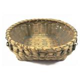 Iroquois Painted handmade basket