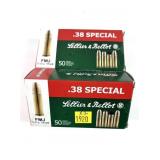 x2- Boxes of .38 Spl. 158-grain FMJ Sellier &