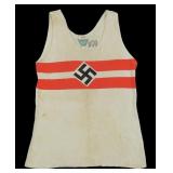 Hitler youth shirt with tag marked 677 and 970