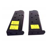 Lot: 2 Blued  .45 ACP Magazines