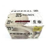 Box of .22 LR. Federal Automatch cartridges, 325