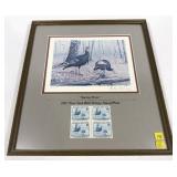 Spring Fever 1982 NY Wild Turkey stamp print,
