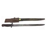 Early Bayonet with scabbard