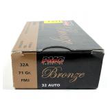 Box of .32 Auto 71-grain FMJ PMC bronze