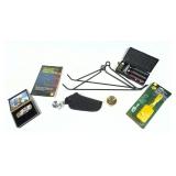 Lot, fish scaler, Lansky knife sharpener,