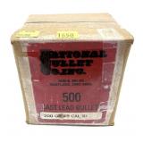 Box of .45 Cal. 200-grain cast lead bullets,