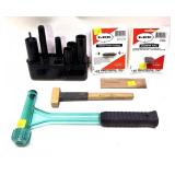 Lot, assorted reloading items including bullet