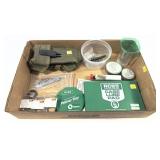 Lot: assorted reloading accessories, mag pouch