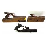 Lot, Stanley No. 181 wood plane and 2 wooden