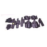 Lot, 9 assorted moulded holsters and Cambi #102