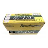 Box of 12 Ga. 2.75" SP 4x6 Remington steel