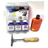 Lot, Permablue and Tru-Oil Deluxe kit, Hyde