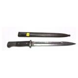 German saw back bayonet with Scabbard