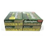 x4- Boxes of 12 Ga. 2.75" Remington copper solid