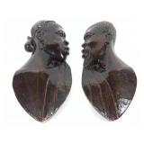Lot: Pair of Wooden Carved African silhouettes