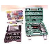 Lot, assorted tools includes 65-piece bit set,