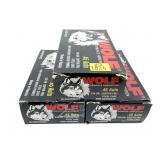 x3- Boxes of .45 Auto 230-grain copper FMJ Wolf