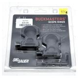 SIG Sauer Buckmasters 1" scope rings, new in