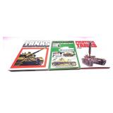 Lot: 3 WWII Tank hard cover books