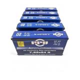 x5- Boxes of 7.62x54R 150-grain SP BT PPU