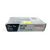 Box of 12 Ga. 2.75" rifled Federal HP slugs, 5