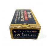 Vintage box of .32 Auto 71-grain MC Peters