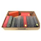 Lot: 13 Assorted Plastic Cartridge Cases