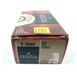 Box of .22 Hornet 45-grain Speer JSP Federal