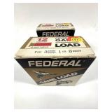 x2- Boxes of 12 Ga. 2.75" No. 8 Federal game