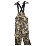 Gander Mtn. size Large waterproof camo overalls