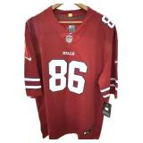 Buffalo Bills Dalton Kincaid red embroidered