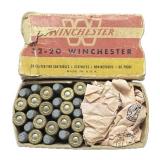 Vintage box of Winchester .32-20 Cartridges, 26