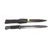 WWII K98 Bayonet with scabbard and frog,