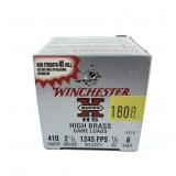 Box of .410 Ga. 2.5" No. 6 Winchester game
